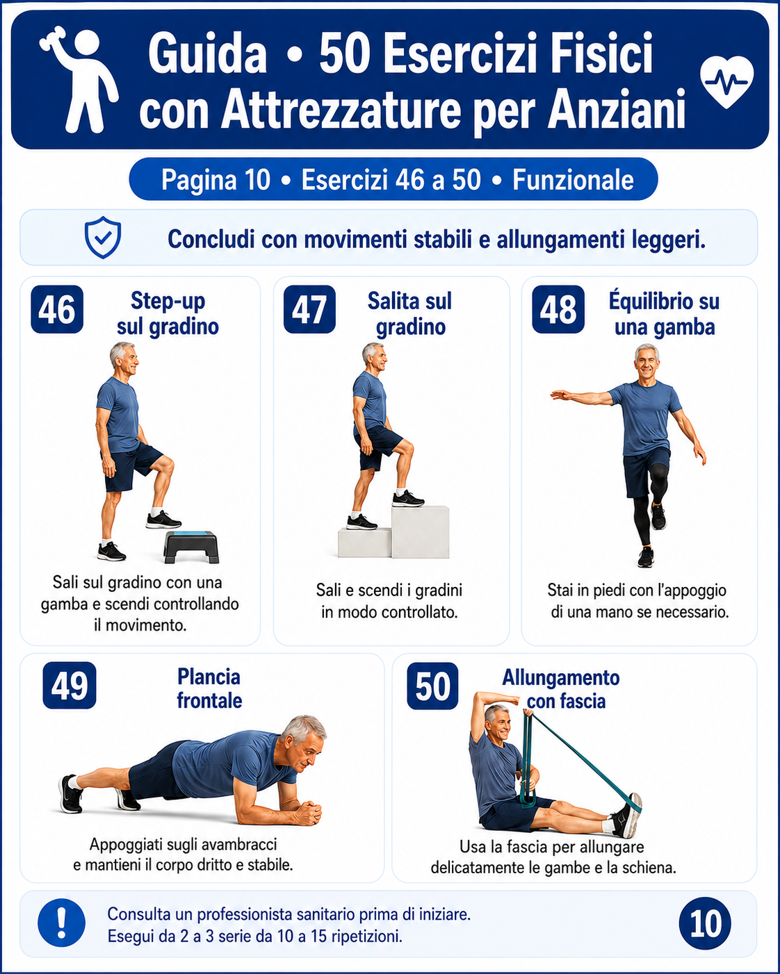 Esercizi con attrezzatura