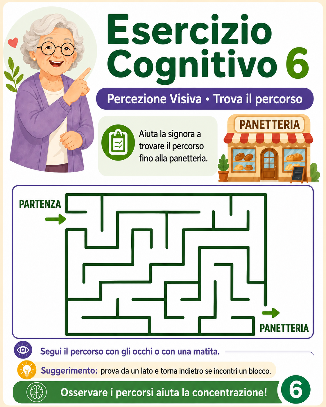 Esercizi cognitivi