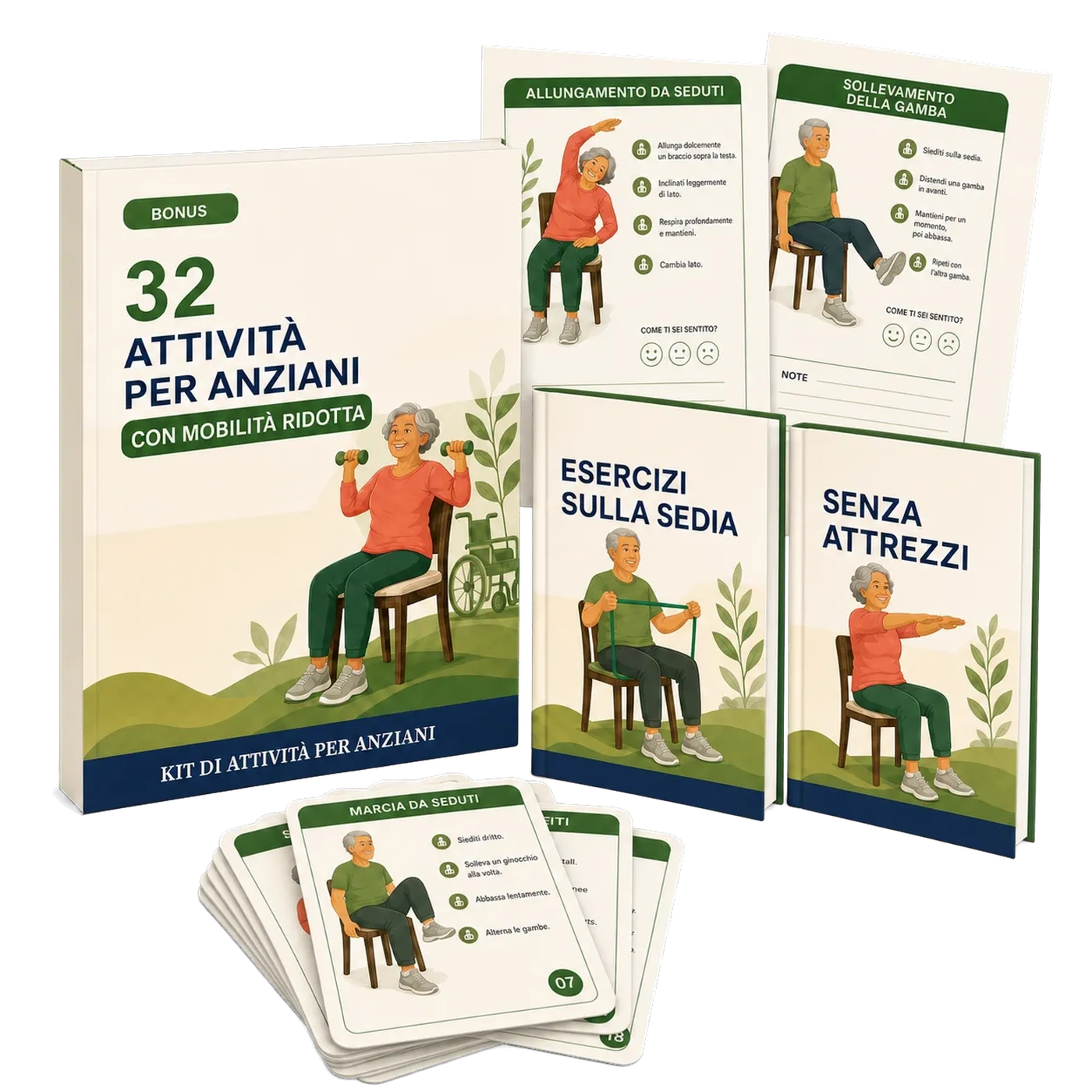 +40 attività per anziani con mobilità ridotta
